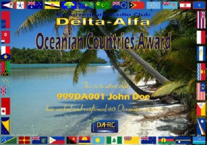 Oceania Countries Award