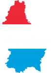 Luxembourg-Map-Flag