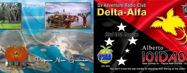 Attention 11m band IOTA Hunters! Please see below the new QSL card design for 101DA010 Alberto which is now available from DA-RC HQ Oceania. Designed by fellow Dx Adventure Radio […]