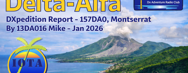 This report documents the “Most Wanted” DXpedition to Montserrat (157) by 13DA016 Mike. It details the extensive planning, travel, equipment, on-air ops, and propagation experiences over the course of a [&hellip;]