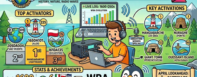 The month of March 2026 concluded with an extraordinary balance for the Dx Adventure Radio Club’s ‘World Beauties Award (WBA)’…. While February was the month of “consistency,” March marked the [&hellip;]