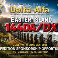 The Dx Adventure Radio Club (DA-RC) is proud to support experienced DXpeditioner 32DA002 Manu, as he undertakes an ambitious Freeband DXpedition to the ocean-bound DXCC of Easter Island… Operating under [&hellip;]