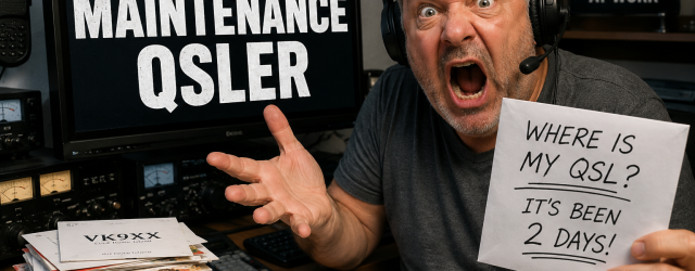 The ‘High-Maintenance QSL’er’ is legendary in QSL Manager circles. At DA-RC HQ OC, he’s a character I encounter all too often in my own QSL management work. This guy is [&hellip;]